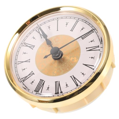 HOMSFOU Vintage-Uhr Retro Uhr Retro Styles Uhr Einsetzen Quarz Uhrwerk - Uhr Mechanismus Digitale Wanduhr LED-Digitaluhr Ziffer Uhreneinsatz mit Uhrwerk römischer Zahlenuhreinsatz Plastik von HOMSFOU