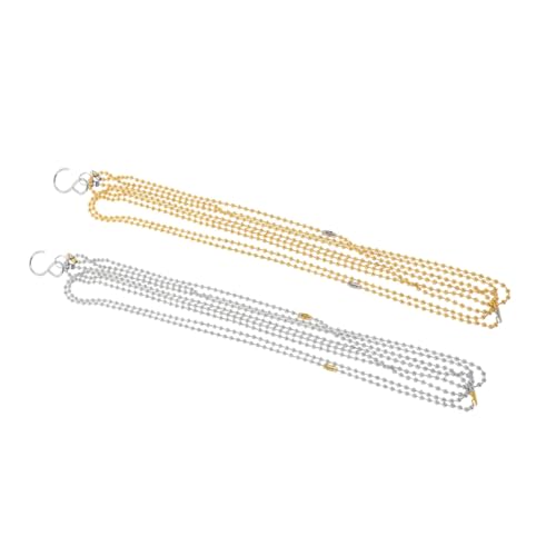 HOMSFOU Volleyballnetz, Messkette, Kupfer, Schiedsrichterausrüstung, tragbares Höhenmesswerkzeug für Outdoor-Spiele und vielseitig verwendbar, 2 Stück HOMSFOU Volleyballnetz, Messkette, Kupfer, Schiedsrichterausrüstung, tragbares Höhenmesswerkzeug für Outdoor-Spiele und vielseitig verwendbar, 2 Stück von HOMSFOU