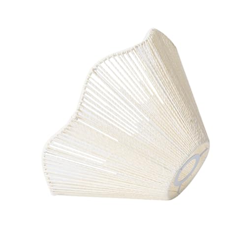 HOMSFOU Wabenstruktur Lampenschirm Papier Geeignet Durchmesser Rustikales Design für Deckenlampen und Kronleuchter für Bar Restaurant und Zuhause Beige von HOMSFOU