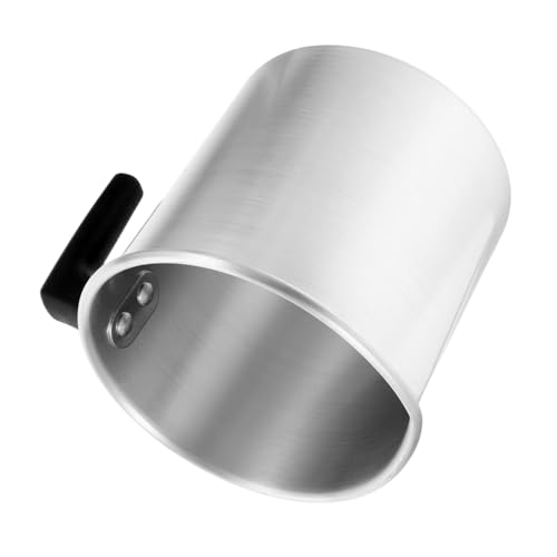 HOMSFOU Wachsschmelztiegel aus Aluminium mit Hitzebeständigem Kunststoffgriff Tropffreier Ausgießer Schnelles und Gleichmäßiges Schmelzen für DIY Kerzen Lippenstift und Seifenherstellung HOMSFOU Wachsschmelztiegel aus Aluminium mit Hitzebeständigem Kunststoffgriff Tropffreier Ausgießer Schnelles und Gleichmäßiges Schmelzen für DIY Kerzen Lippenstift und Seifenherstellung von HOMSFOU