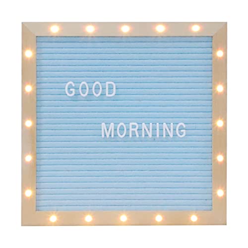 HOMSFOU Wanddeko Letterboard Zeichen LED Buchstabenbrett Rillentafel Buchstabentafel Nachricht Board mit Buchstaben Tischdeko Dekoration Kinder Aesthetic Room Decor von HOMSFOU