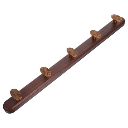 HOMSFOU Wandgarderobe Zinklegungshaken Handtuchhaken zur Wandmontage Kleiderbügel zur Wandmontage zinklegierte retro-kleiderhaken Holzhaken zum Aufhängen Bademantelhaken Metall Kaffee von HOMSFOU