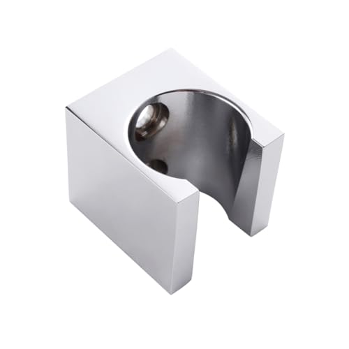 HOMSFOU Wandmontage Duschkopfhalterung Messing Verstellbar und Rostfrei für Badezimmer mit Handbrause Glänzendes Silber Einfache Installation Passend für Standard Duschköpfe HOMSFOU Wandmontage Duschkopfhalterung Messing Verstellbar und Rostfrei für Badezimmer mit Handbrause Glänzendes Silber Einfache Installation Passend für Standard Duschköpfe von HOMSFOU