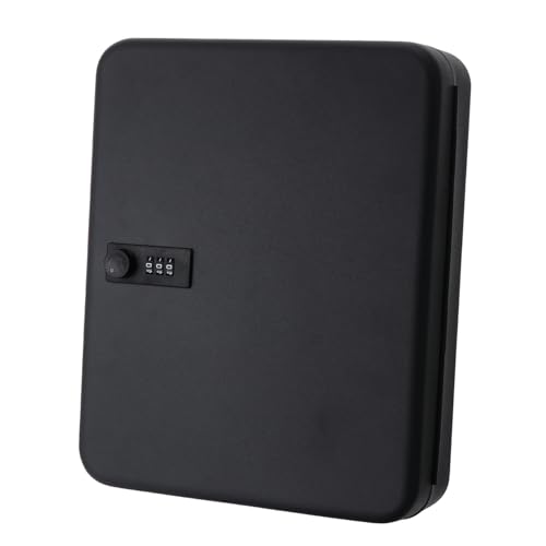 HOMSFOU Wandmontierter Schlüsselsafe mit Schlössern und Code Schwarz Schlüsselorganisation Kompakte Aufbewahrungslösung für Zuhause und Büro HOMSFOU Wandmontierter Schlüsselsafe mit Schlössern und Code Schwarz Schlüsselorganisation Kompakte Aufbewahrungslösung für Zuhause und Büro von HOMSFOU