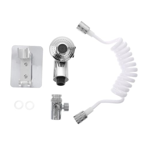 HOMSFOU Waschbecken Duschkopf Verlängerung Set mit Teleskop handbrause Flexibel Langlebig Kompatibel mit Meisten Armaturen Tragbar für Bad und Toilette Inkl Verstellbarem Halter und HOMSFOU Waschbecken Duschkopf Verlängerung Set mit Teleskop handbrause Flexibel Langlebig Kompatibel mit Meisten Armaturen Tragbar für Bad und Toilette Inkl Verstellbarem Halter und von HOMSFOU