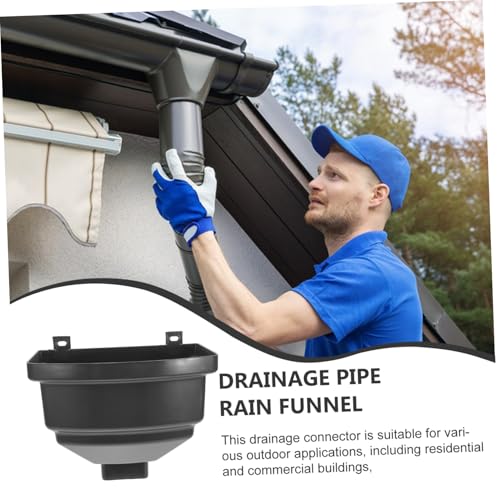 HOMSFOU Wassereimer Rinnenverbinder Downspout Drop -Outlet Dachrinne Downouts Armaturen Umlenker für Regentonnen Regentonnen-Fallrohrumsteller Regenwasserableitung Regenwassdauer PVC Grau HOMSFOU Wassereimer Rinnenverbinder Downspout Drop -Outlet Dachrinne Downouts Armaturen Umlenker für Regentonnen Regentonnen-Fallrohrumsteller Regenwasserableitung Regenwassdauer PVC Grau von HOMSFOU