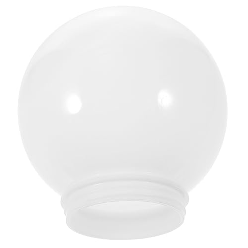 HOMSFOU Weißer Acryl-Kugellampenschirm 8 Cm Runder Lampenpfosten-Lampenschirm Deckt Kronleuchter-Lampenschirme Für Außenlichtkugeln Ab Ersatz Für Deckenleuchten Straßenlaternen HOMSFOU Weißer Acryl-Kugellampenschirm 8 Cm Runder Lampenpfosten-Lampenschirm Deckt Kronleuchter-Lampenschirme Für Außenlichtkugeln Ab Ersatz Für Deckenleuchten Straßenlaternen von HOMSFOU