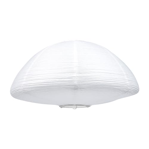 HOMSFOU Weißer Papier lampenschirm für Deckenleuchte Minimalistischer Langlebiger Lampenschirm aus Hochwertigem Material Einfache Montage Stilvolle Lichtabdeckung für Wohnzimmer und HOMSFOU Weißer Papier lampenschirm für Deckenleuchte Minimalistischer Langlebiger Lampenschirm aus Hochwertigem Material Einfache Montage Stilvolle Lichtabdeckung für Wohnzimmer und von HOMSFOU