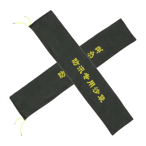 HOMSFOU Wiederverwendbare Segeltuch-Sandsäcke, verdickte Hochwassersperre mit Gummiband für Garagentore, Kellertor, Hochwasserschutz und Wasserstopper, 2 Stück von HOMSFOU