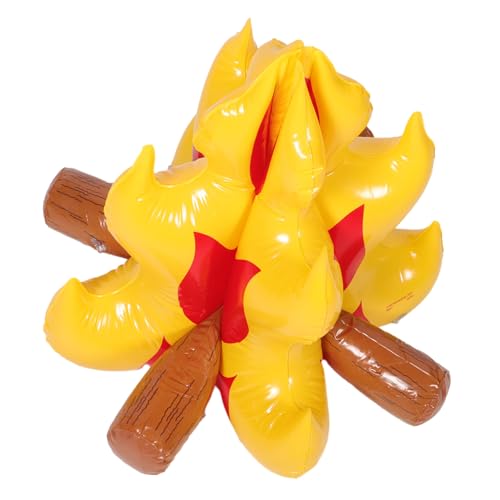 HOMSFOU Wiederverwendbares Aufblasbares Vivid Campfire Dekoration Party Zubehör für Geburtstage Halloween Weihnachten Sommerlager HOMSFOU Wiederverwendbares Aufblasbares Vivid Campfire Dekoration Party Zubehör für Geburtstage Halloween Weihnachten Sommerlager von HOMSFOU