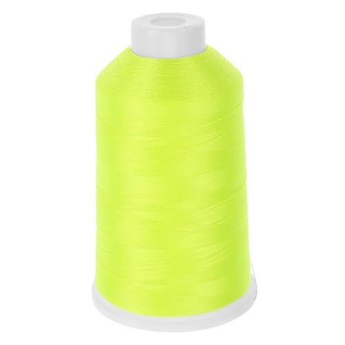 HOMSFOU Yards Glow in The Dark Stickgarn Polyester Gelb Hautfreundlich für Halloween Kostüme Bühnenkleidung Kreuzstich DIY Basteln Sicherheitsbekleidung von HOMSFOU