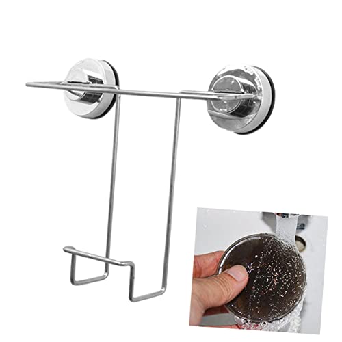 HOMSFOU Edelstahl Zeitschriftenhalter Mit Saugnapf Wandmontage Ohne Bohren Für Badezimmer Und Toilette Modernes Design Für Magazine Und Zeitungen von HOMSFOU