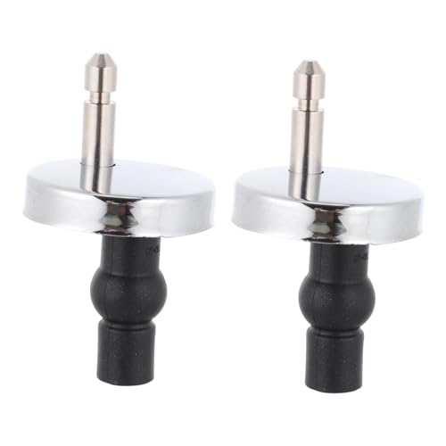 HOMSFOU Zinklegierung WC-Sitz-Scharnier Ersatz-Kit Schnellverschluss Toilettensitz Zubehör mit Schrauben und Muttern HOMSFOU Zinklegierung WC-Sitz-Scharnier Ersatz-Kit Schnellverschluss Toilettensitz Zubehör mit Schrauben und Muttern von HOMSFOU