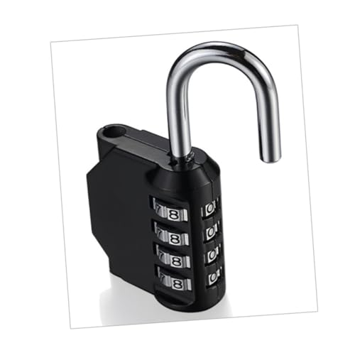 HOMSFOU Zinklegierungs Vorhängeschloss mit Stelligem Passwort Tragbares Kofferschloss für Gepäck Schränke und Rucksäcke Einfaches Passwort Setup Langlebig und für Reisen und Alltag HOMSFOU Zinklegierungs Vorhängeschloss mit Stelligem Passwort Tragbares Kofferschloss für Gepäck Schränke und Rucksäcke Einfaches Passwort Setup Langlebig und für Reisen und Alltag von HOMSFOU