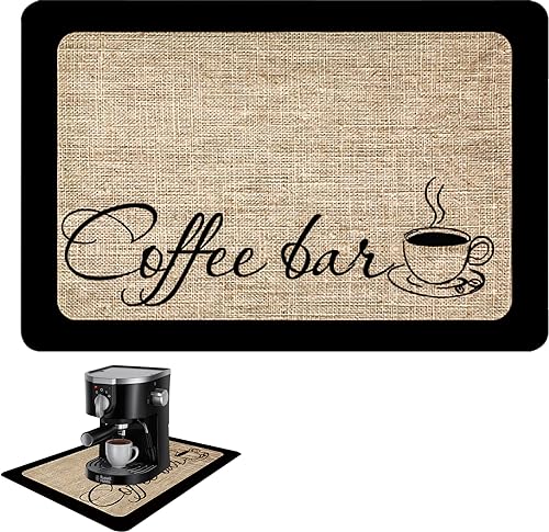 HOMURY Kaffeemaschine Abtropfmatte 40cm x 50cm: Saugfähige Abtropfmatte, Saugstarke Trockenmatte, Schnelltrocknend Abtropfmatte, Abtropfmatte Geschirr, für Kaffeemaschine, Küche, Spüle von HOMURY
