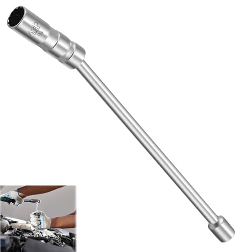 Zündkerzenschlüssel 30cm Verlängerung 3/8-Zoll: HOMURY Zündkerzennuss mit Magneteinsatz 16mm, Zündkerze Steckschlüssel Magnetisch, Universal Flexibel Installer Tool Set von HOMURY