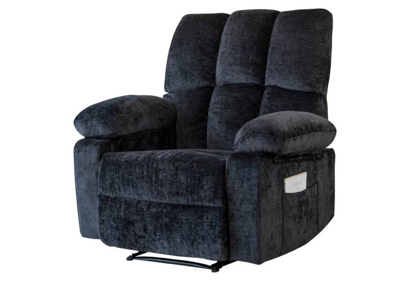HOMYEDAMIC Relaxsessel Relaxsessel Fernsehsessel Einzelsessel mit Liegefunktion TV-Sessel, TV-Sessel mit seitlichen Griffen bis 150 kg Belastbar für Wohnzimmer von HOMYEDAMIC