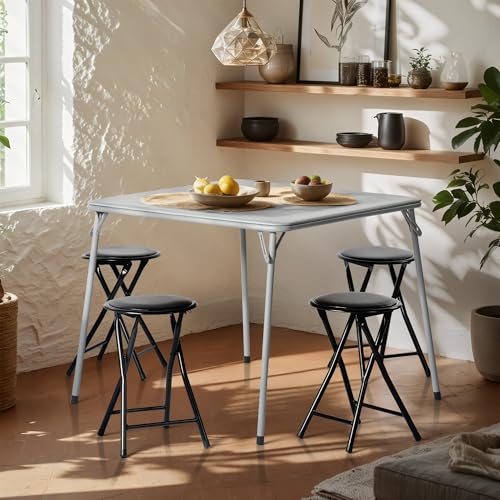 HOMYLIN Faltbarer Tisch – tragbar und platzsparend für Zuhause, Büro und Außenbereich, Mehrzweck, Grau HOMYLIN Faltbarer Tisch – tragbar und platzsparend für Zuhause, Büro und Außenbereich, Mehrzweck, Grau von HOMYLIN