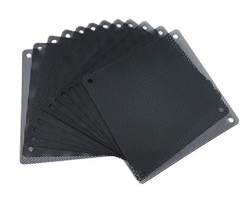 honbay 12 120 mm Schwarz PVC PC Kühler Fan Staub Filter Staubdicht Schutzhülle computuer Mesh von Honbay