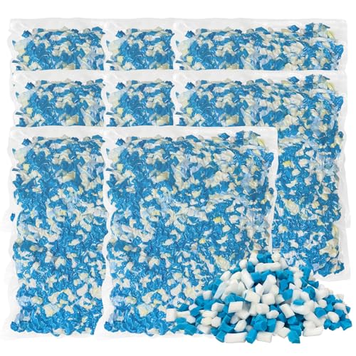 HONEHO 17.6KG Memory-Schaumstoff füllung für sitzsack,Hinzufügen von Gelpartikeln gemütlich und weich, ideal für das Füllen von sitzsack Kinder, Kissen, Hundebett, Sofa-Kissen von HONEHO