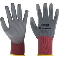 HONEYWELL WE21-3113G-9/L Handschuhe Workeasy 13G GY PU 1 Größe 9 grau/rot EN 388 von Honeywell