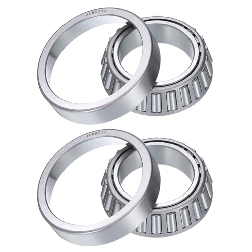 2 Stück JL69349/JL69310 Kegelrollenlager mit Kegel und Schale, 1,4961 Zoll Bohrung x 2,4803 Zoll Außendurchmesser x 0,67 Zoll Dicke, Kegellagersatz aus Chromstahl, ABEC-5 von HONGBA