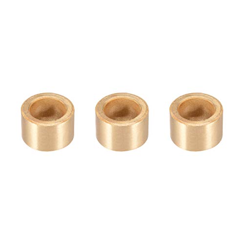 Lagerhülse, 12 mm Bohrung x 18 mm Außendurchmesser x 12 mm Länge, selbstschmierende Sinterbronzebuchsen, 3 Stück von HONGBA