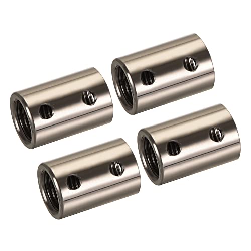 Runde Überwurfmutter M10 M4 Gewindehülse Stehbolzen Stangenadapter Rohrverbinder Schwarz 4 Stück Runde Überwurfmutter M10 M4 Gewindehülse Stehbolzen Stangenadapter Rohrverbinder Schwarz 4 Stück von HONGBA