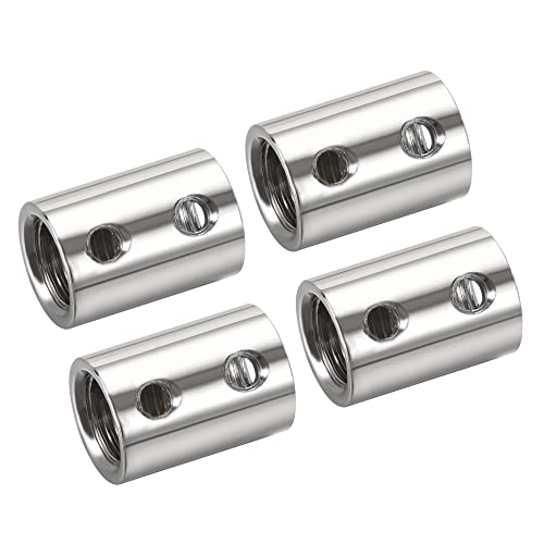 Runde Überwurfmutter M10 M4 Gewindehülse Stehbolzen Stangenadapter Rohrverbinder Schwarz 4 Stück Runde Überwurfmutter M10 M4 Gewindehülse Stehbolzen Stangenadapter Rohrverbinder Schwarz 4 Stück von HONGBA
