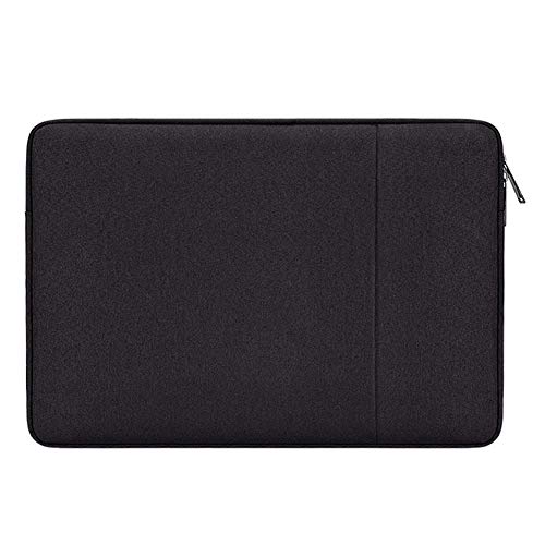 11-15.6 Zoll Laptop Sleeve Case Notebook Hülle Beutel Schutzhülle Tasche Schutzabdeckung für MacBook Pro/Microsoft Surface Book Schwarz 15.4"(37.5x2.5x26.5cm) von HONGBI