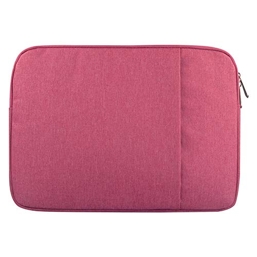 11-15.6 Zoll Laptop Sleeve Case Notebook Hülle Beutel Schutzhülle Tasche Schutzabdeckung für MacBook Pro/Microsoft Surface Book rot 14.1"(37.5x2.5x26.5cm) von HONGBI