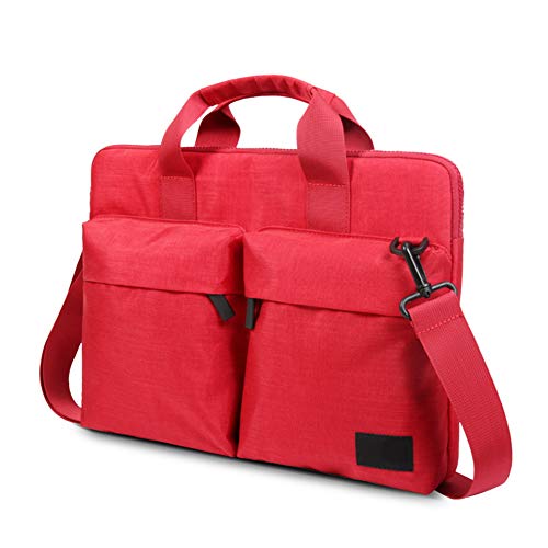 12-15.6 Zoll Laptoptasche Aktentaschen Handtasche Tragetasche Schulter Tasche Notebooktasche Laptop Sleeve Laptop hülle Rot 11" 12-15.6 Zoll Laptoptasche Aktentaschen Handtasche Tragetasche Schulter Tasche Notebooktasche Laptop Sleeve Laptop hülle Rot 11" von HONGBI
