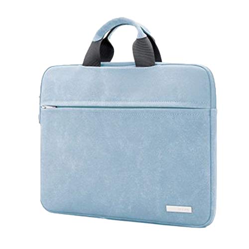 HONGBI Laptop Tasche Handtasche Notebook Hülle Sleeve Aktentasche Wasserdichtem für iPad Pro/MacBook Air/MacBook Pro/Surface Pro 6/Samsung Blau 15"(38.5x2x27.5cm) von HONGBI