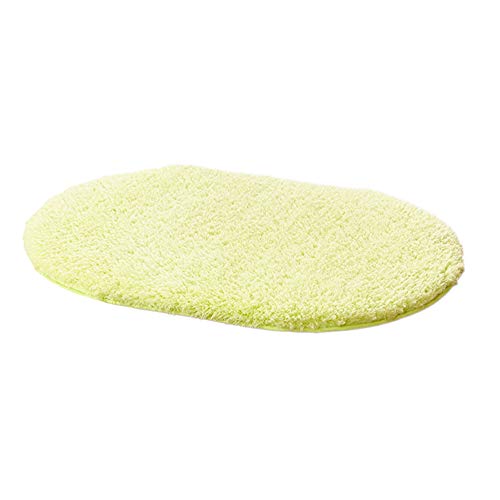 HONGBI rutschfest Badematte Verdicken Hochflor Badteppiche mit Wasserabsorbierenden Waschbar Weich Mikrofasern Badezimmerteppich,Saugfähige Badvorleger für Badezimmer Badewanne Küche Grün 60x160CM von HONGBI