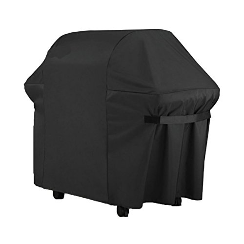 HONGCI Grill Abdeckhaube, 600D Oxford-Gewebe Grillabdeckung Wasserdicht BBQ Cover Schutzhuelle Haube Grill Abdeckplane für Weber, Brinkmann, Char Broil, Holland, Jenn Air und Landmann (132*66*109cm) von HONGCI