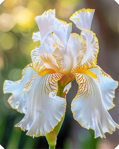 Iris - Schwertlilien, Winterhart Mehrjährig, Iris Rhizome, Blühende Schnellwachsende, Bepflanzung des Hausgartens, Stark duftende, A-4zwiebeln von HONGDET