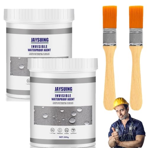 HONGECB 600g Transparenter Wasserdichter Beschichtungsmittel, Wasserdichtes Anti-Leck Mittel, Wasserdichter Isolier-Dichtstoff-Emulsion, Invisible Waterproof Agent, für den Innen- und Außenbereich von HONGECB