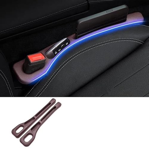 HONGLEIFA 2er Set Autositz Spaltfüller für BMW 2er Active Tourer | Typ U06 | Bj. ab 2021, Weicher Schaum Multifunktional mit Organizer 3in1 Spaltstopper Aufbewahrungsbox für Autositze,Brown- HONGLEIFA 2er Set Autositz Spaltfüller für BMW 2er Active Tourer | Typ U06 | Bj. ab 2021, Weicher Schaum Multifunktional mit Organizer 3in1 Spaltstopper Aufbewahrungsbox für Autositze,Brown- von HONGLEIFA