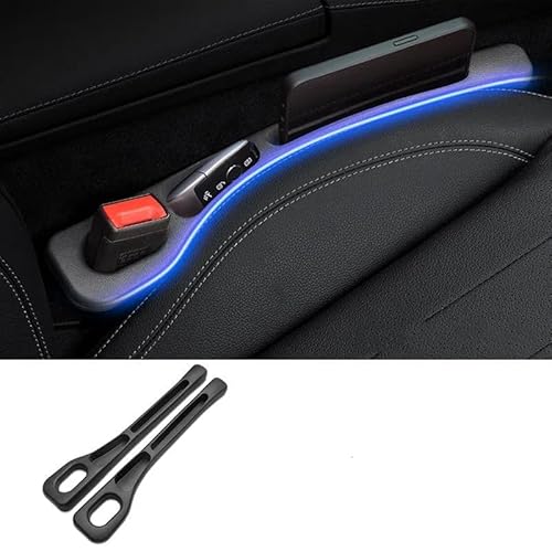 HONGLEIFA 2er Set Autositz Spaltfüller für BMW 2er Gran Tourer 1 (I) F46 I 2015-2022 -, Weicher Schaum Multifunktional mit Organizer 3in1 Spaltstopper Aufbewahrungsbox für Autositze,Black- von HONGLEIFA