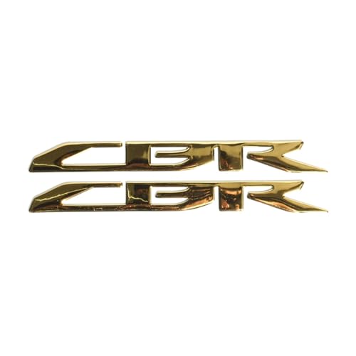 Für Honda CBR650 CBR250 CBR400 CBR1000 CB500X CB1000R Abzeichen Logo Aufkleber Tank Roller Schwanz(CBR Gold) von HONGLIAUTO