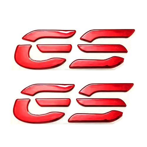 HONGLIAUTO Für BMW R1250GS F850GS F750GS F700GS F800GS F650GS R1200GS 2014-2025 Motorrad 3D Emblem Abzeichen Aufkleber Tank Rad GS Aufkleber(ROT) von HONGLIAUTO