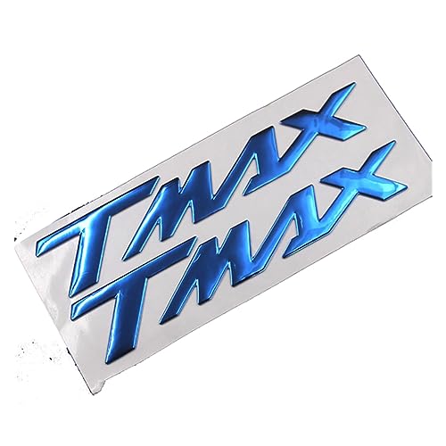 HONGLIAUTO Für Yamaha XMAX250 XMAX300 TMAX530 TMAX500 SMAX155 NMAX155 Motor 3D Emblem Abzeichen Aufkleber Tank NMAX Xmax SMAX TMAX Aufkleber(TMAX Blue) von HONGLIAUTO