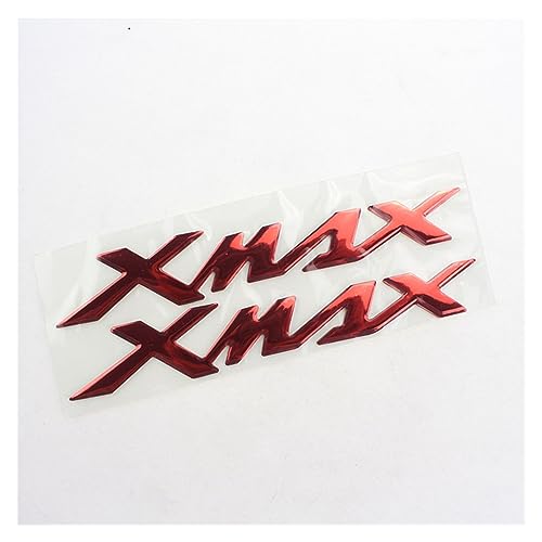 HONGLIAUTO Für Yamaha XMAX250 XMAX300 TMAX530 TMAX500 SMAX155 NMAX155 Motor 3D Emblem Abzeichen Aufkleber Tank NMAX Xmax SMAX TMAX Aufkleber(Xmax Red) von HONGLIAUTO