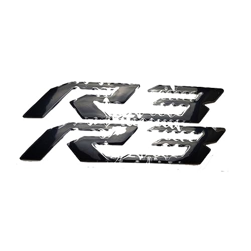 HONGLIAUTO Motorrad 3D 2014-2025 Für Yamaha YZF-R3 YZFR3 YZF R3 Emblem Abzeichen Aufkleber Tank R3 Aufkleber Weiche Reflektierende Aufkleber(SCHWARZ) von HONGLIAUTO