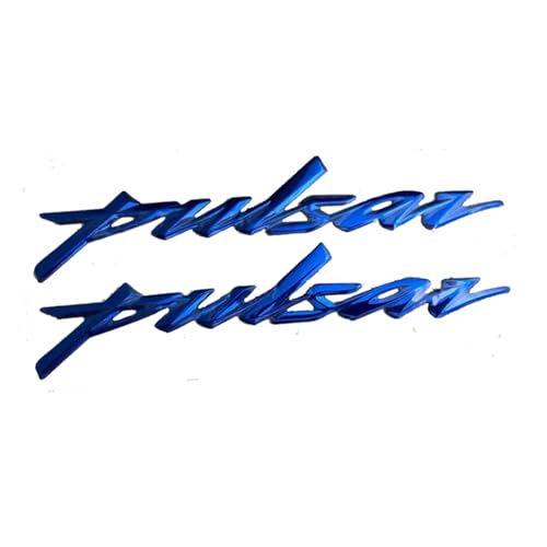 HONGLIAUTO Motorrad 3D Für Bajaj Pulsar 200NS KOMMEN RS200 Pulsar 150 220F Emblem Abzeichen Aufkleber Tank Aufkleber Weiche Reflektierende Aufkleber(BLAU) von HONGLIAUTO