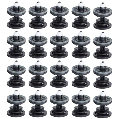 20 Stück Auto Innentür Karte Trim Clips Transporter Tür Karte Top Panel Befestigung Bolzenbefestigungen Befestigungsklemme Kunststoff Schnalle Stoßstange Abdeckung Clip Kit Halter für Auto Kofferraum von HONGLINSONG