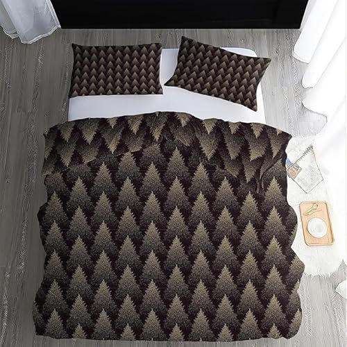 BettwäSche 150x200 Braune Kiefer BettwäSche-Sets Microfaser Flauschig BettzeugAnlage Muster Bettbezug füR MäDchen Jungen und Kissenbezug 80x80 mit ReißVerschluss BettwäSche 150x200 Braune Kiefer BettwäSche-Sets Microfaser Flauschig BettzeugAnlage Muster Bettbezug füR MäDchen Jungen und Kissenbezug 80x80 mit ReißVerschluss von HONGS