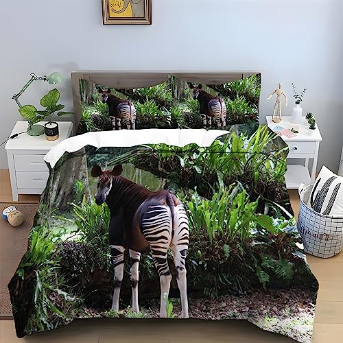 BettwäSche 240x260 DunkelgrüNer Schabrackentapir Bettbezug Flauschig PlüSch mit ReißVerschluss Tier BettwäSche-Sets 2 Teilig Set Weiche Atmungsaktiv Mikrofaser BettbezüGe und 2 Kissenbezug BettwäSche 240x260 DunkelgrüNer Schabrackentapir Bettbezug Flauschig PlüSch mit ReißVerschluss Tier BettwäSche-Sets 2 Teilig Set Weiche Atmungsaktiv Mikrofaser BettbezüGe und 2 Kissenbezug von HONGS