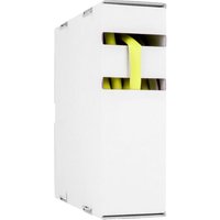 Hongshang - 211164248 Schrumpfschlauch ohne Kleber Gelb 6.40 mm 3.20 mm Schrumpfrate:2:1 10 m von HONGSHANG