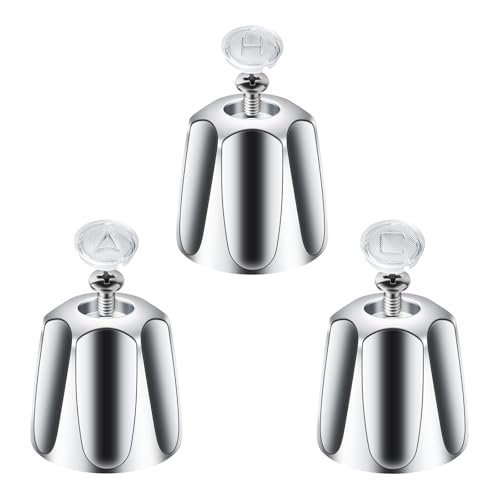 HONGXINHAO 3-teiliges Mehrzweck-Duschknauf-Ersatz-Set, Banthroom-Zubehör mit Wannen-Wasserhahn-Griffen in mattem Design HONGXINHAO 3-teiliges Mehrzweck-Duschknauf-Ersatz-Set, Banthroom-Zubehör mit Wannen-Wasserhahn-Griffen in mattem Design von HONGXINHAO